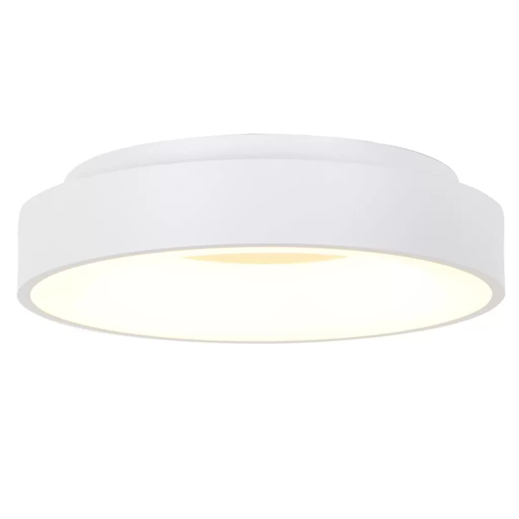 Ronde plafonnière wit 48 cm met LED>Straluma Hot