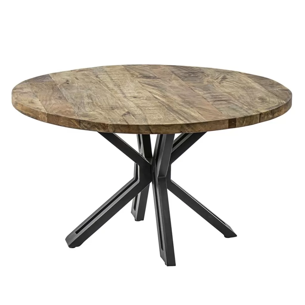 Salontafel Yana mangohout rond Ø80 cm>Straluma Online