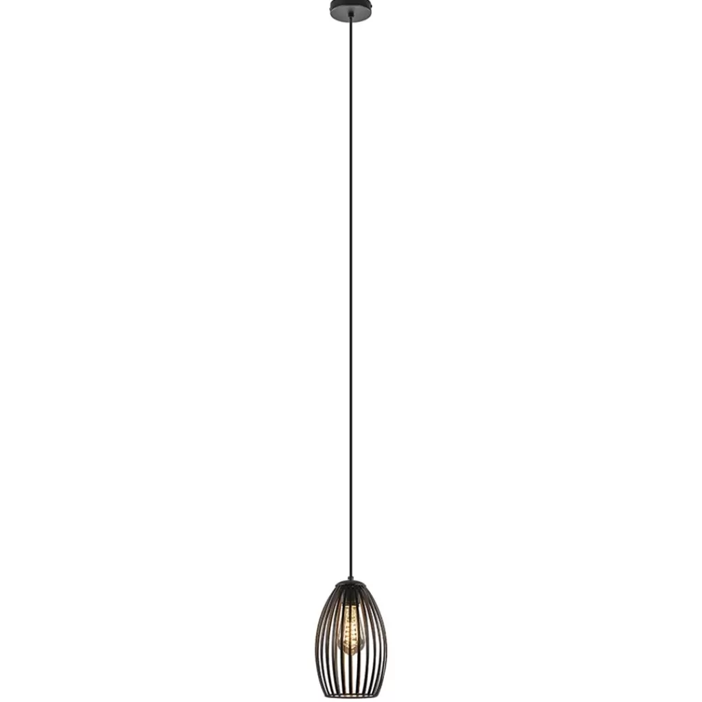 Scandinavische hanglamp mat zwart>Straluma Best