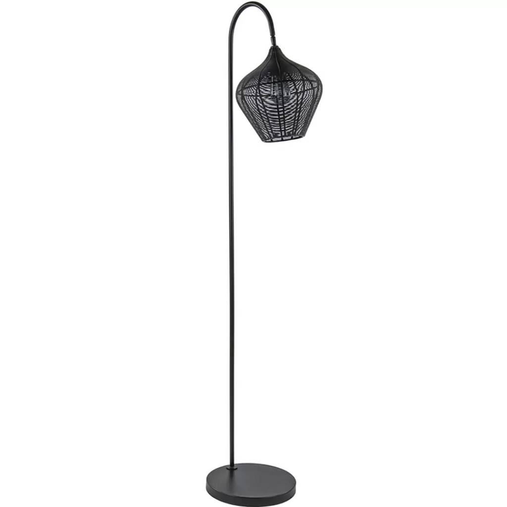 Scandinavische vloerlamp Alvaro mat zwart>Straluma Outlet