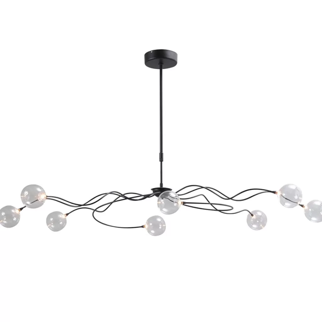 Sierlijke LED hanglamp met helder glas dimbaar>Straluma Shop