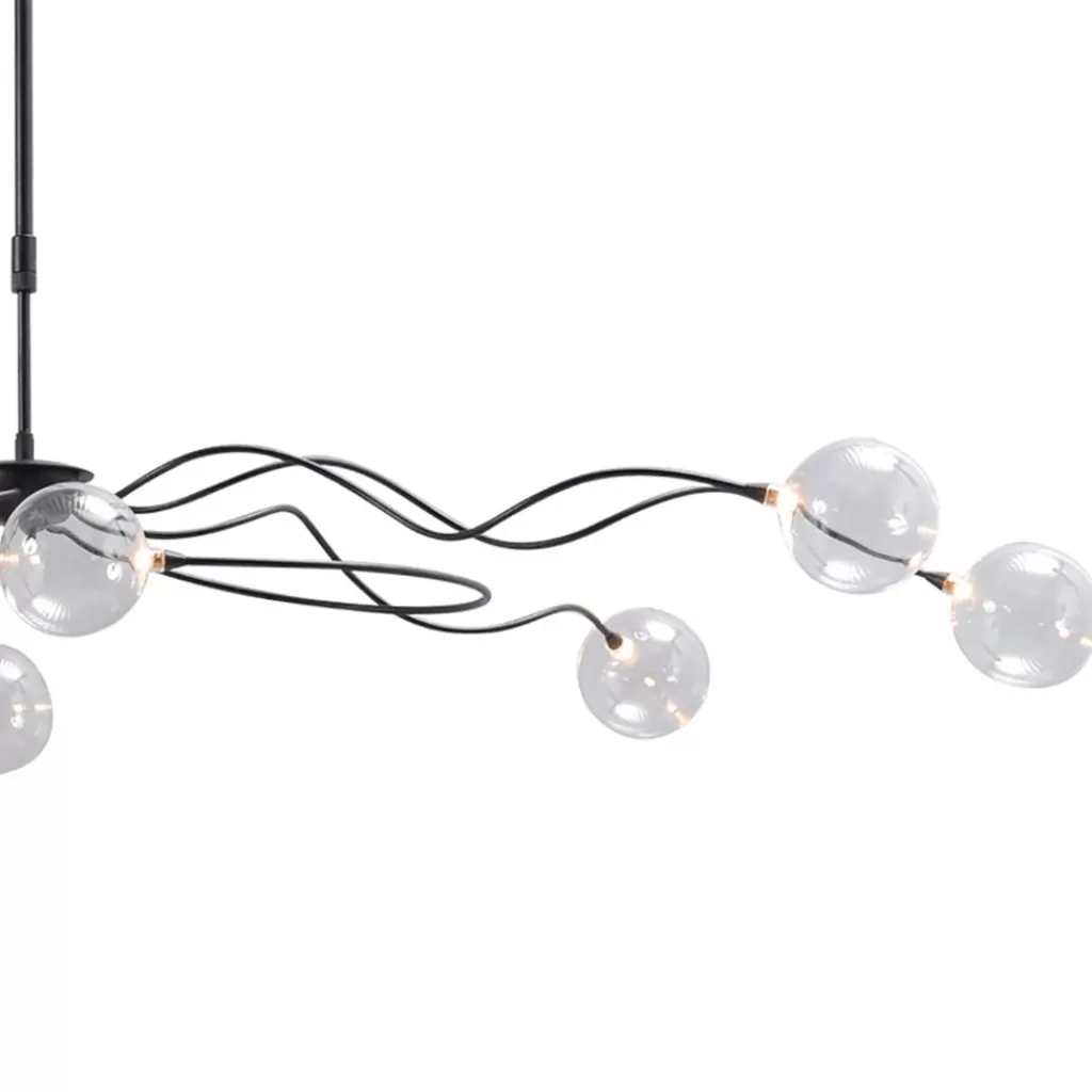 Sierlijke LED hanglamp met helder glas dimbaar>Straluma Shop