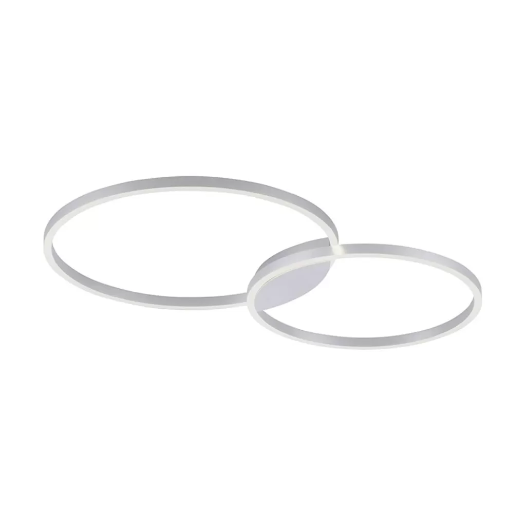 Smart plafondlamp aluminium ringen dimbaar>Straluma Outlet