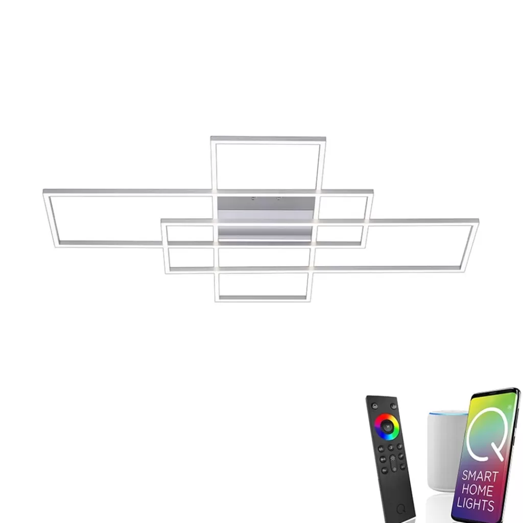 Smart plafond/wandlamp rechthoeken inclusief remote>Straluma Flash Sale