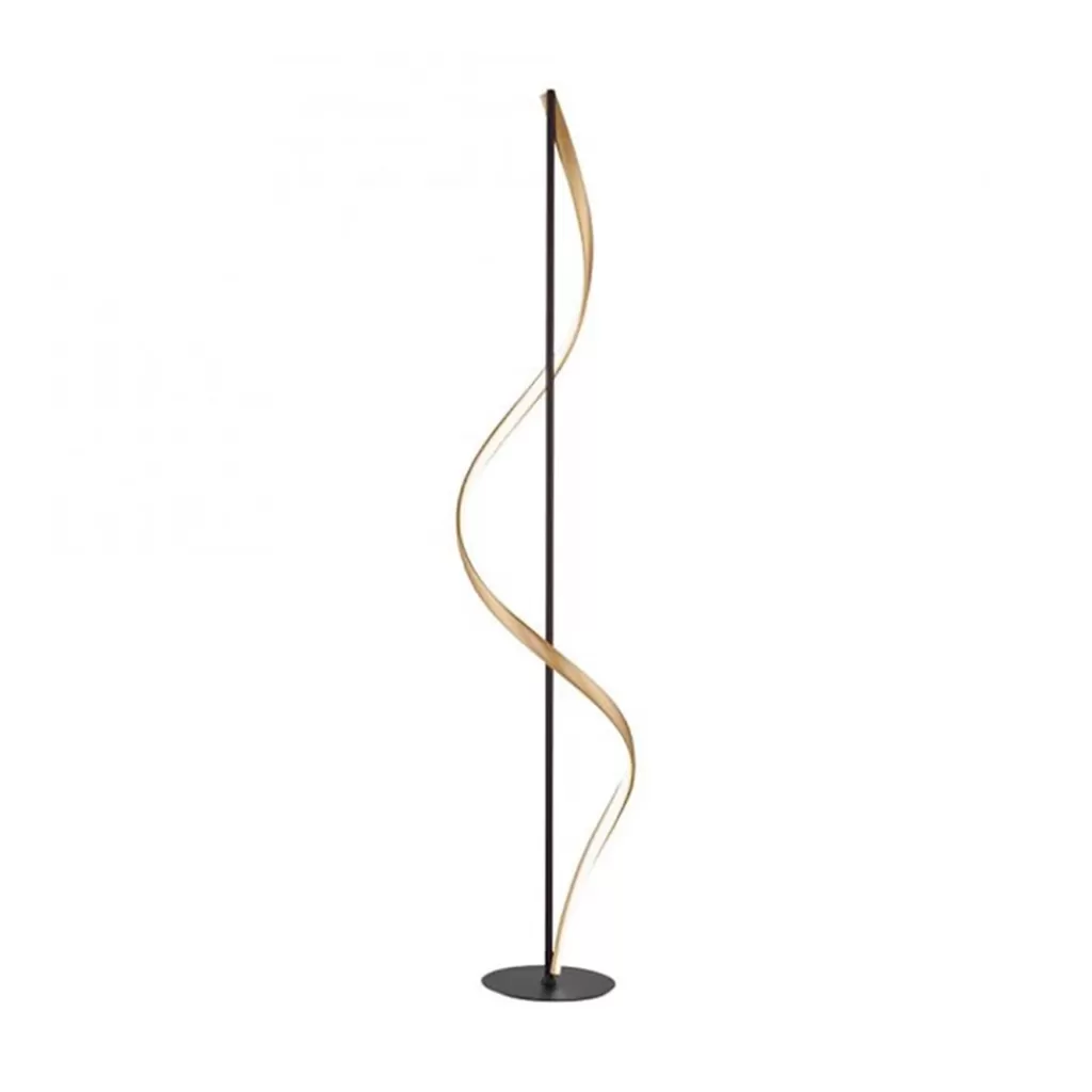 Smart vloerlamp antraciet/goud met memoryfunctie>Straluma New