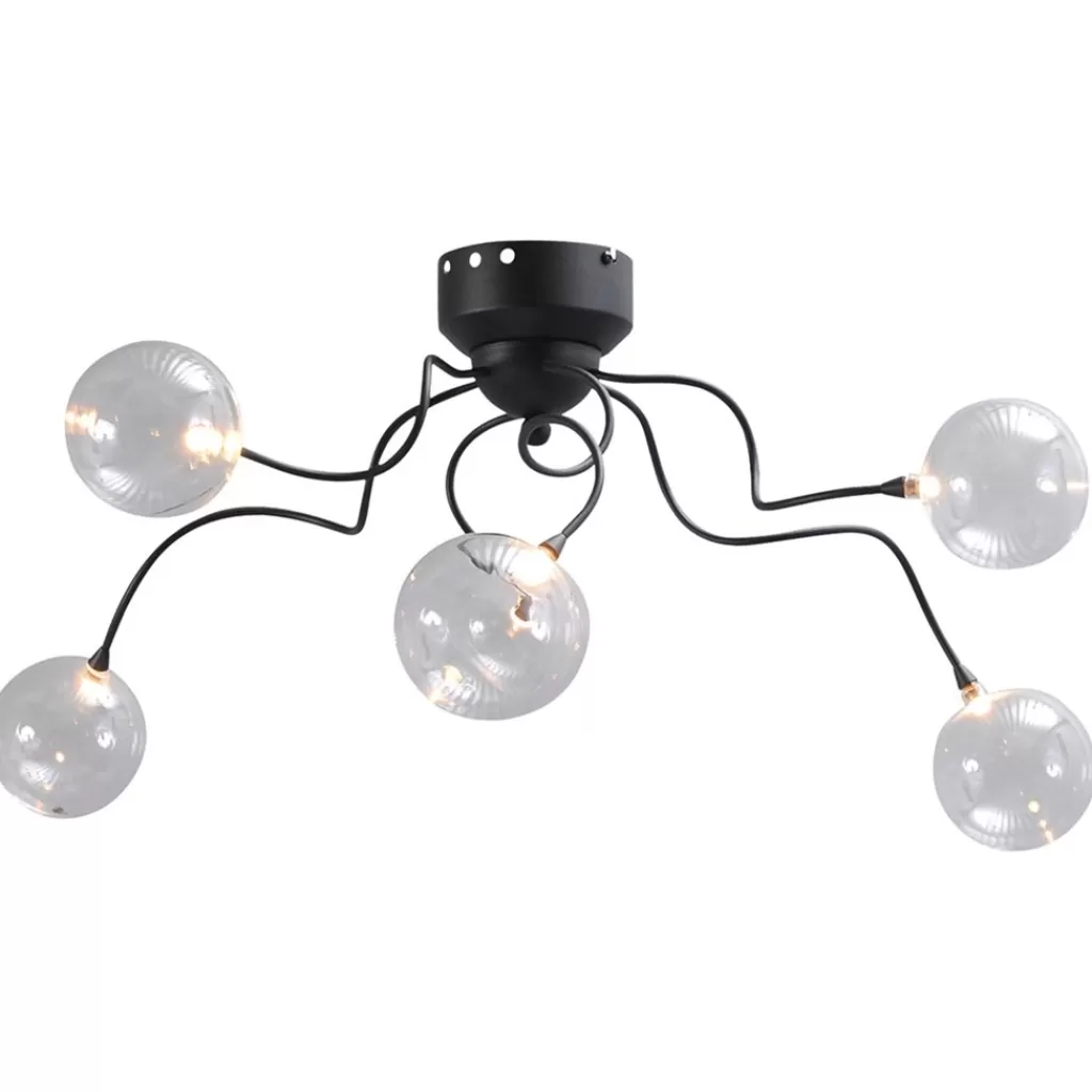 Strak klassieke plafondlamp LED met helder glas>Straluma Cheap