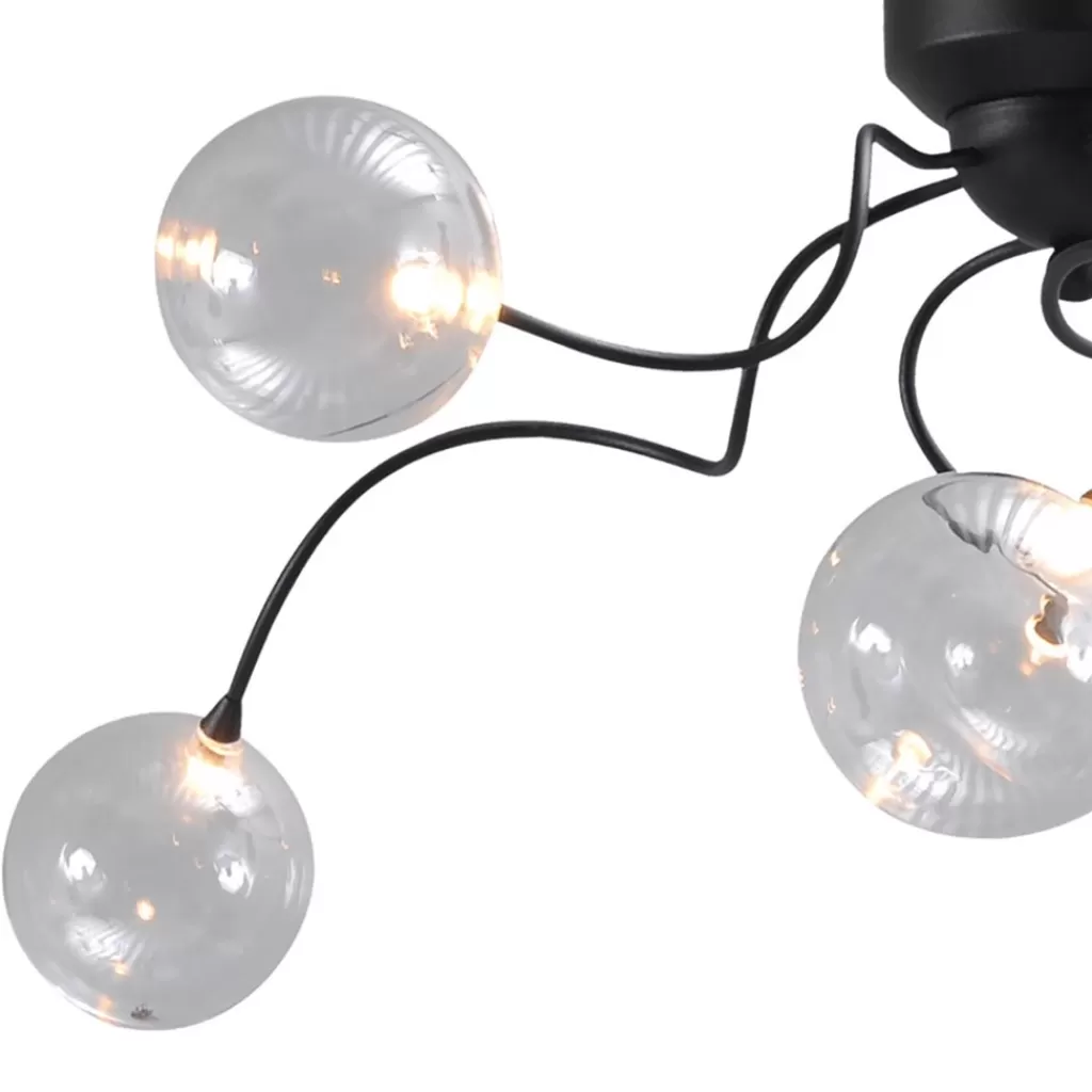 Strak klassieke plafondlamp LED met helder glas>Straluma Cheap