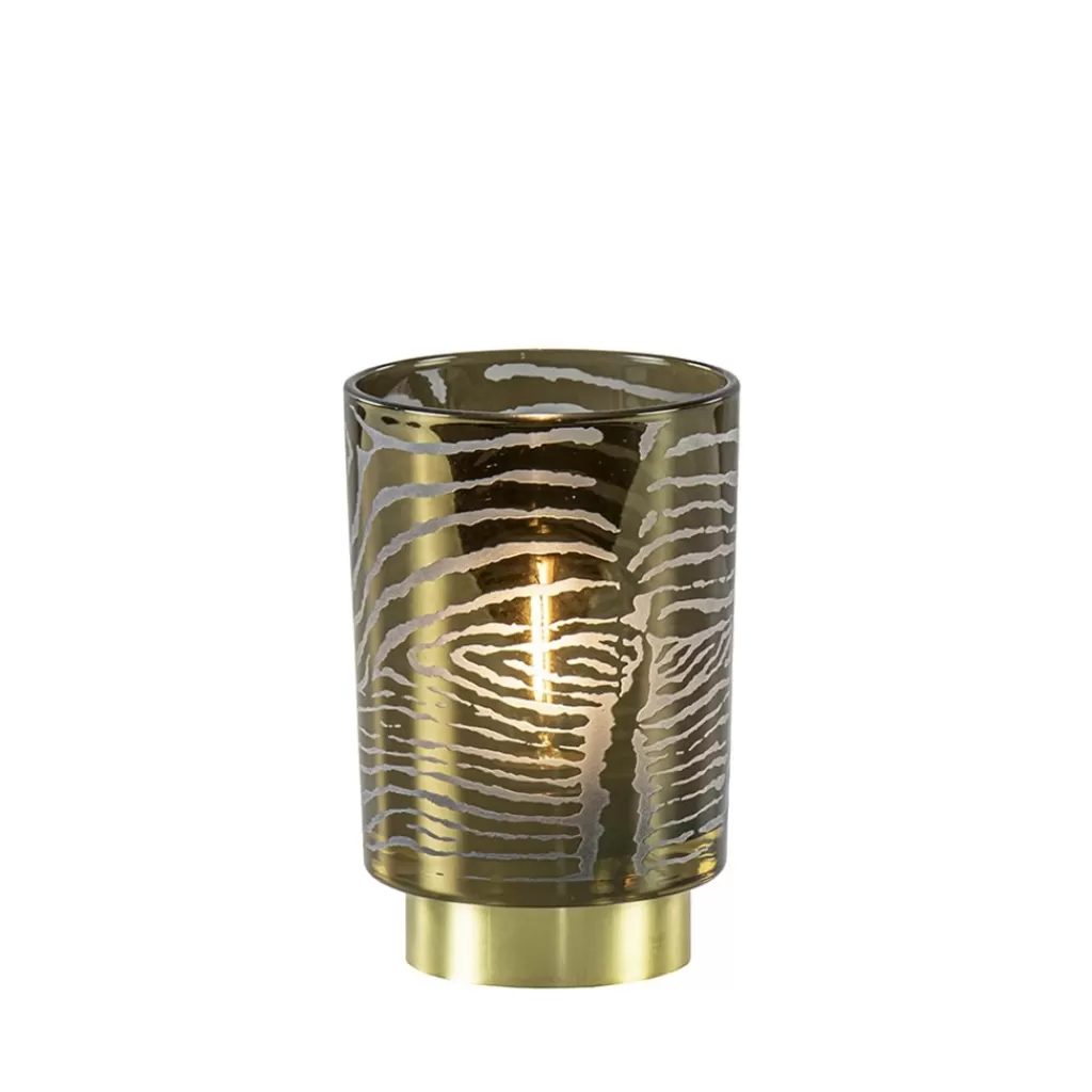 Tafellamp Zebra grijs goud op batterijen Light & Living>Straluma Best Sale