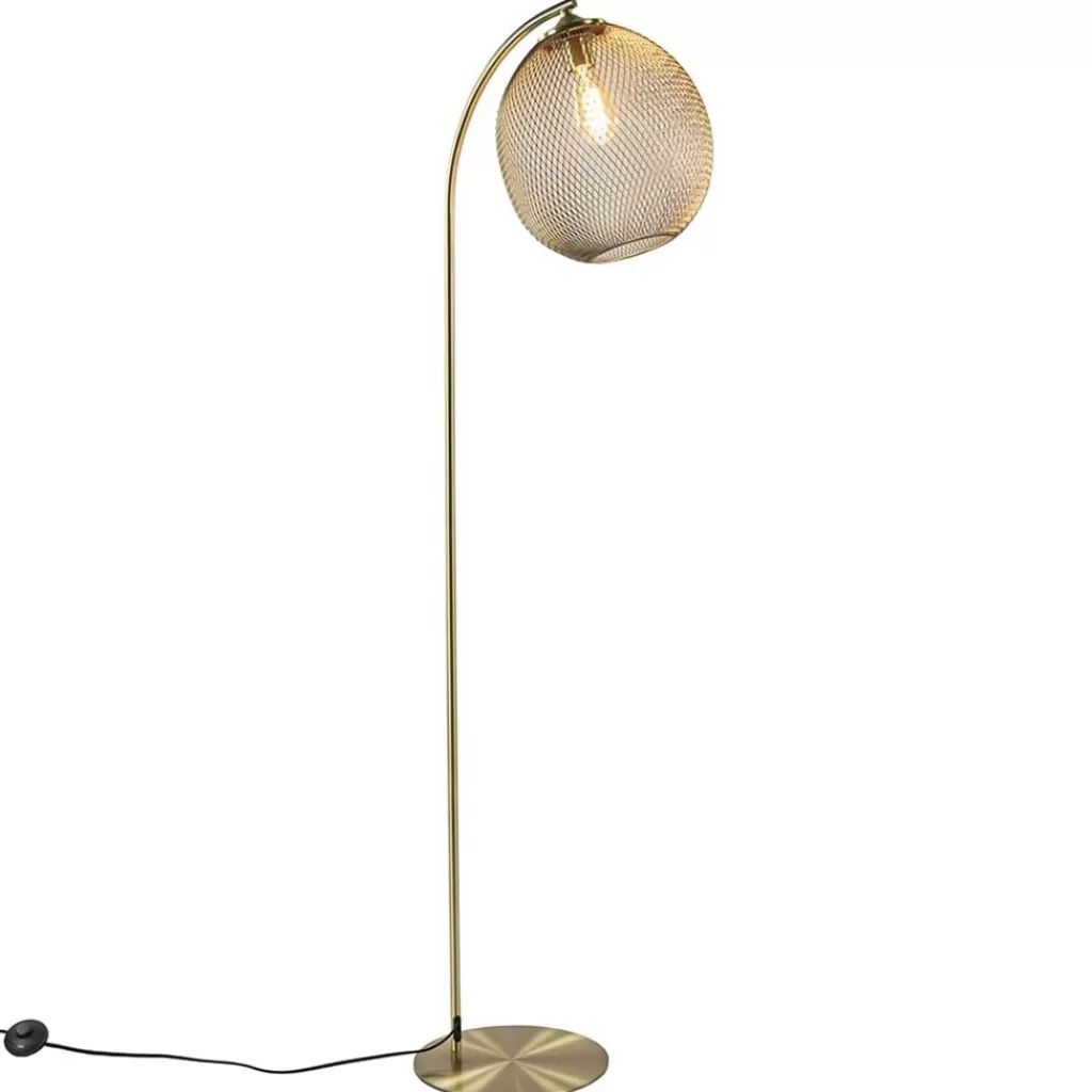 Trendy vloerlamp Moroc goud Light and Living>Straluma Outlet