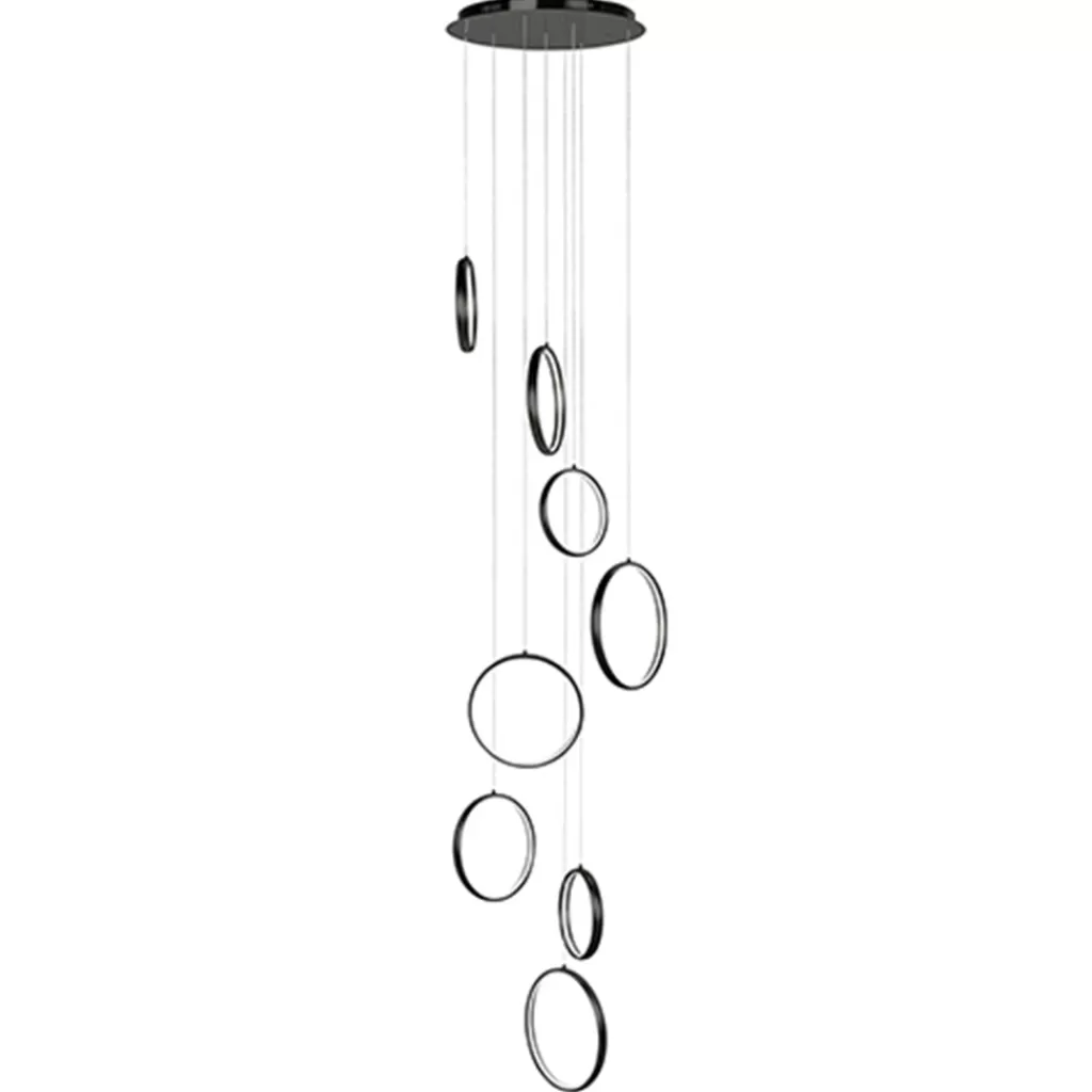 Vide hanglamp 8-L ringen zwart>Straluma Discount