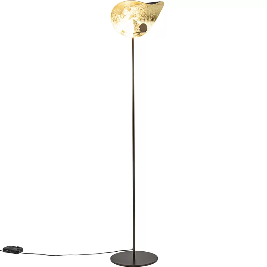 Vloerlamp Chapeau coffee/goldleaf>Straluma Best Sale