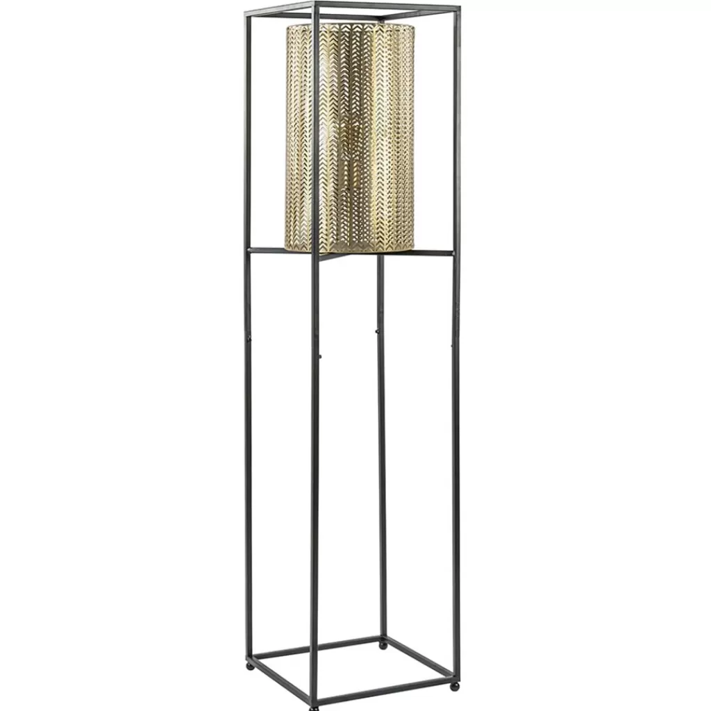 Vloerlamp Frame zwart/goud>Straluma Cheap