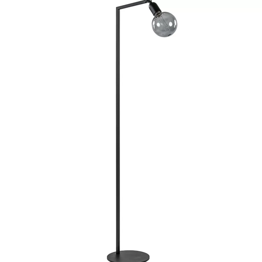 Vloerlamp Tube zwart basic met verstelbare pendel>Straluma Outlet