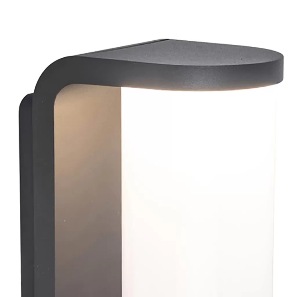 Wandlamp cilinder buiten grijs IP44 inclusief LED>Straluma Hot