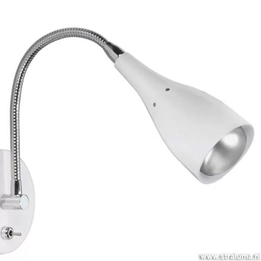 Wandlamp Elite verstelbaar nikkel wit>Straluma Cheap