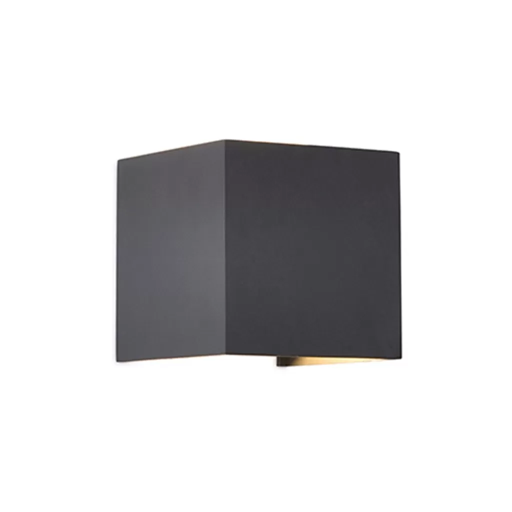 Wandlamp kubus buiten antraciet IP54>Straluma Clearance