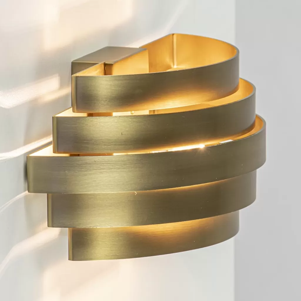 Wandlamp Scudo brass 25cm>Straluma Store