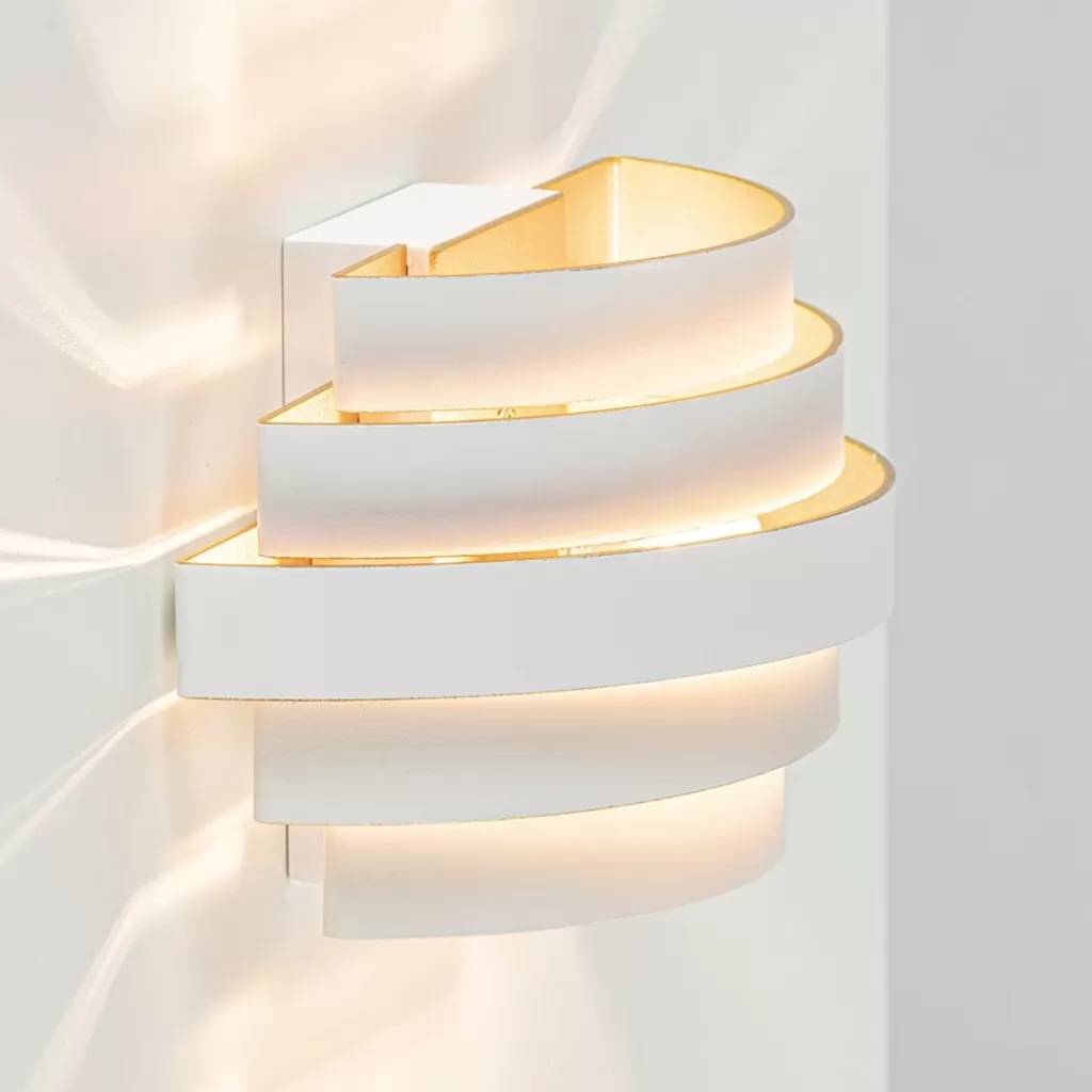 Wandlamp Scudo klein wit/goud>Straluma Store