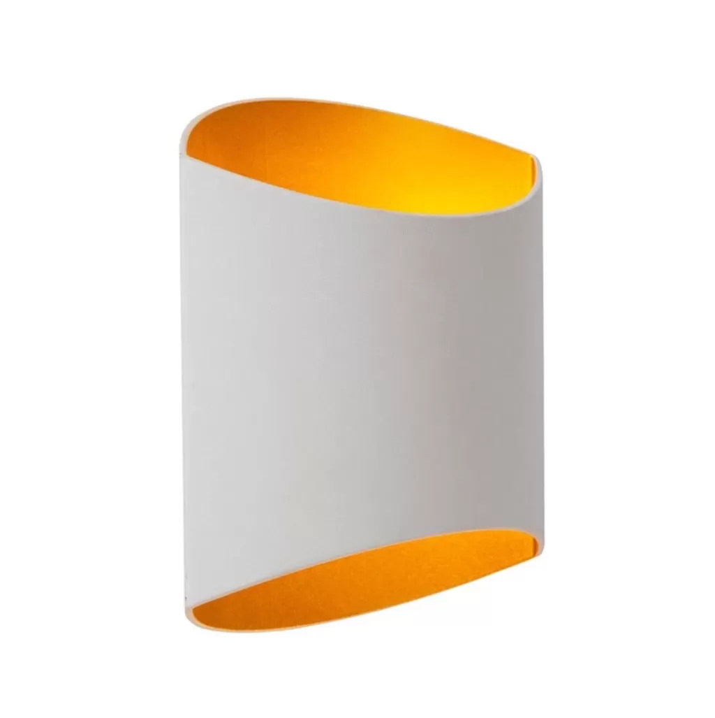 Wandlamp up+down wit met goud G9>Straluma Best Sale