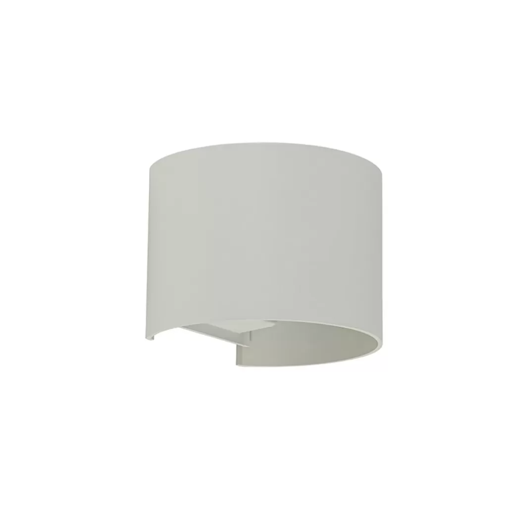 Witte LED Buitenlamp IP54 afgerond wit>Straluma Fashion