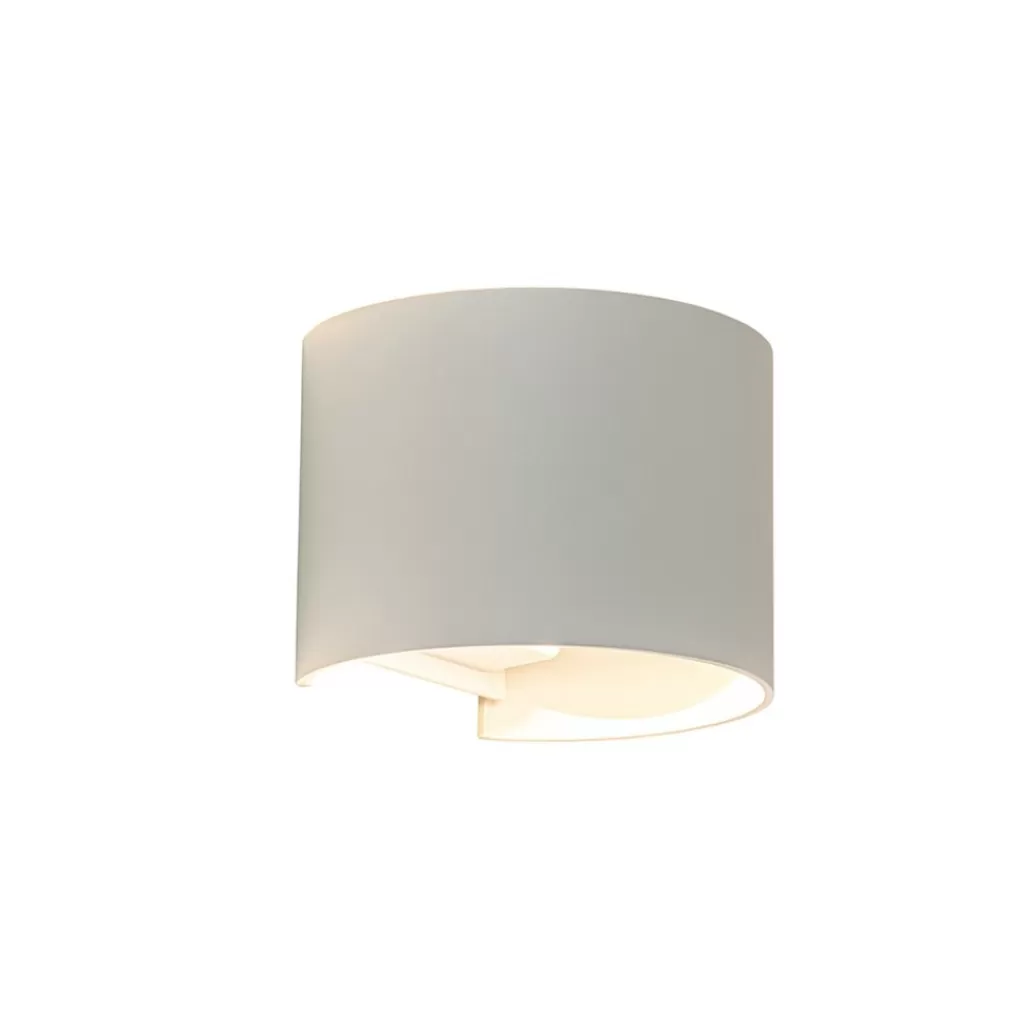 Witte LED Buitenlamp IP54 afgerond wit>Straluma Fashion