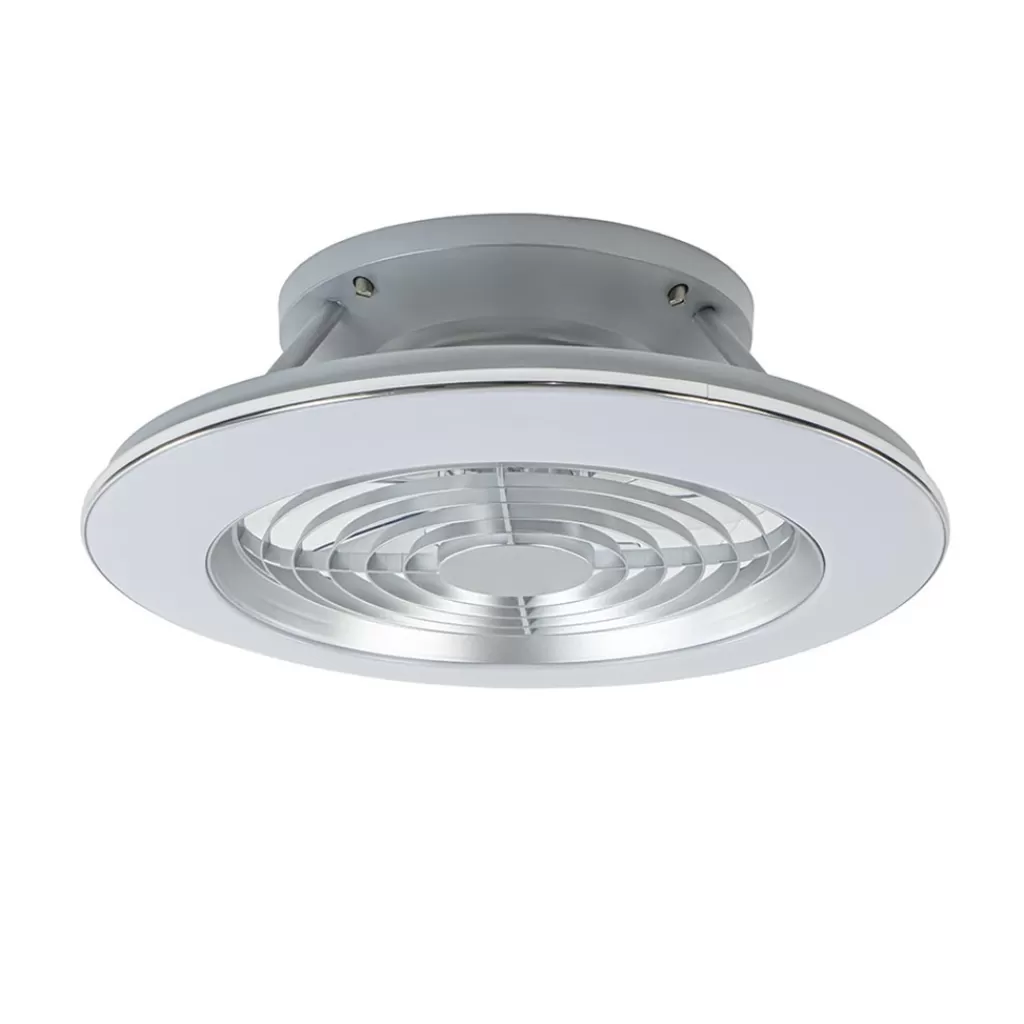 Zilveren ventilator inclusief LED klein>Straluma Best Sale