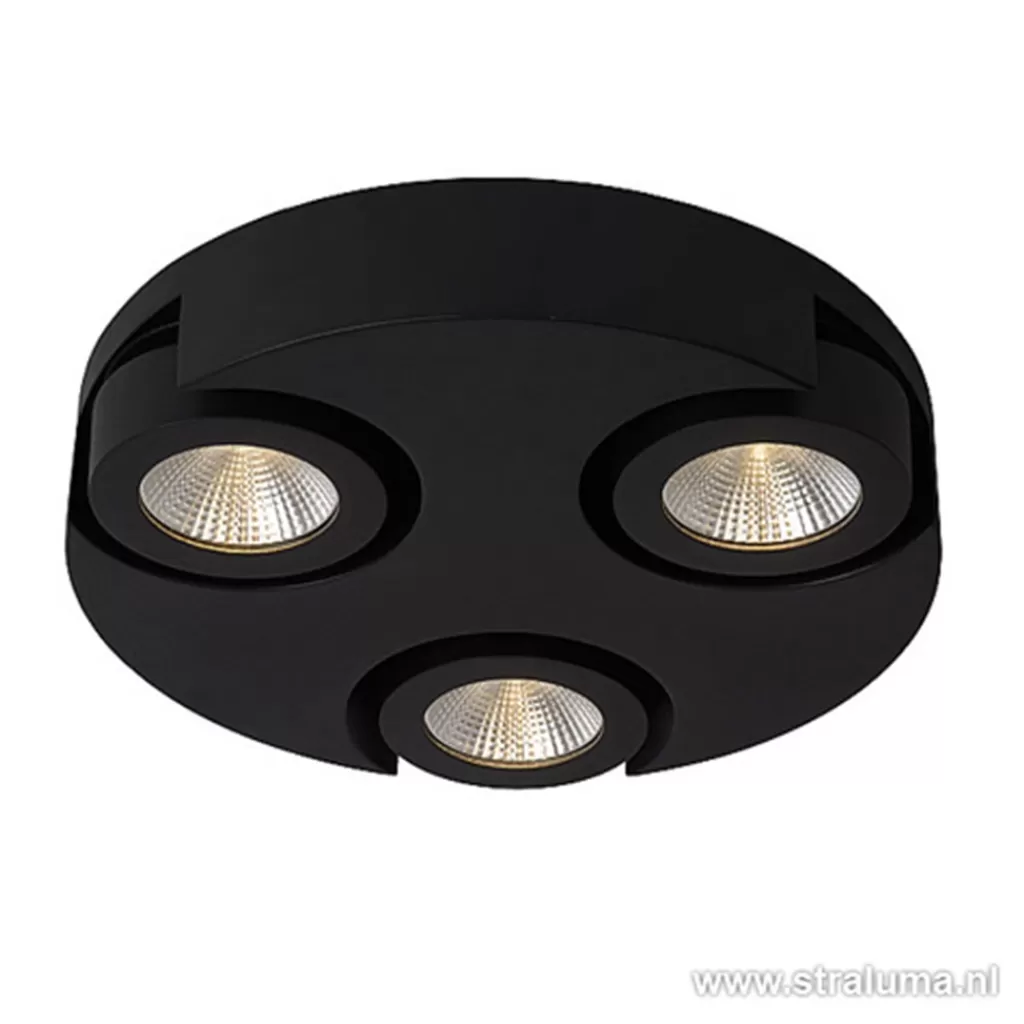 Zwarte design plafondlamp LED>Straluma Best Sale