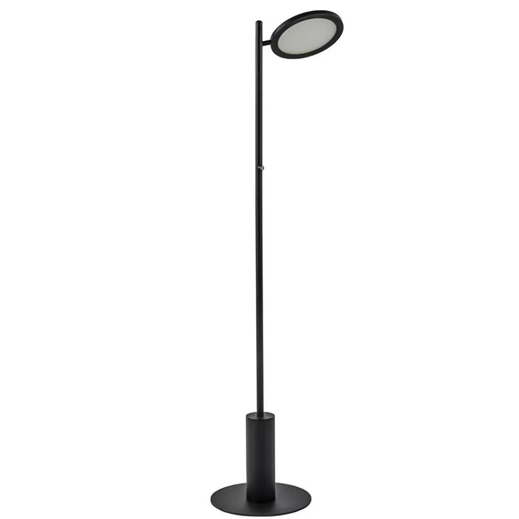 Zwarte LED vloerlamp 3-standen dimbaar>Straluma Online