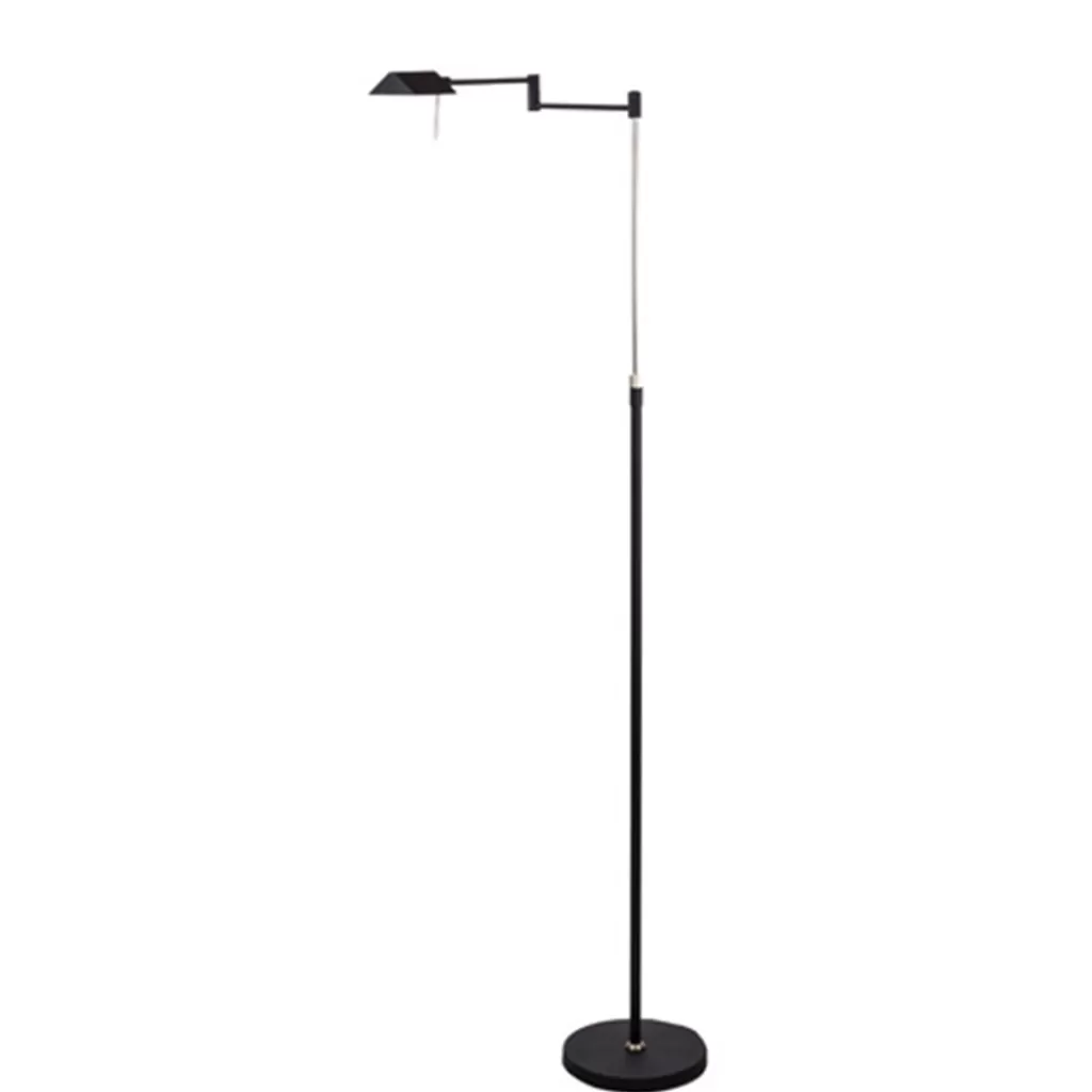 Zwarte vloerlamp-leeslamp LED dimbaar>Straluma Shop